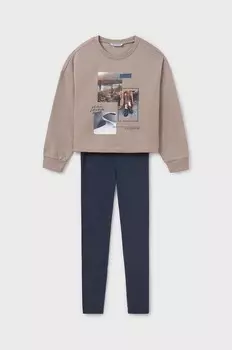 Детская толстовка и леггинсы Mayoral, темно-синий