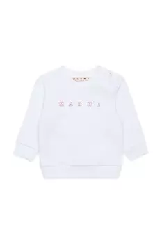 Детская толстовка из хлопка MS319B СВИТШОТ Marni, белый