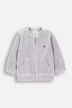 Детская толстовка из крокодиловой кожи Coccodrillo, серый