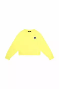 Детская толстовка из тонкого хлопка DKNY, желтый