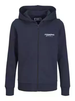 Детская толстовка Jack & Jones "JJALVIS SWEAT ZIP HOOD JNR" Jack & Jones Junior, синий
