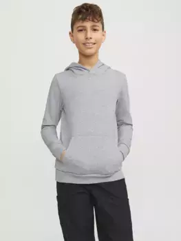 Детская толстовка Jack & Jones "JJEBRADLEY SWEAT HOOD NOOS JNR" Jack & Jones Junior, серый