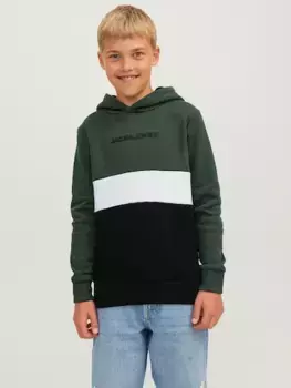 Детская толстовка Jack & Jones "JJEREID BLOCKING SWEAT HOOD SN JNR" Jack & Jones Junior, цвет Mountain View