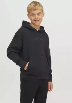 Детская толстовка Jack & Jones "JJESTAR JJ SWEAT HOOD NOOS JNR" Jack & Jones Junior, черный