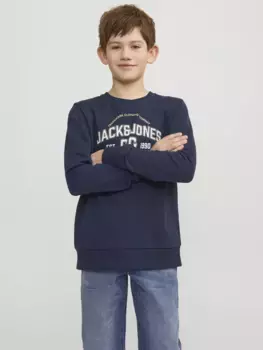 Детская толстовка Jack & Jones "JJMINDS SWEAT CREW NECK JNR" Jack & Jones Junior, синий