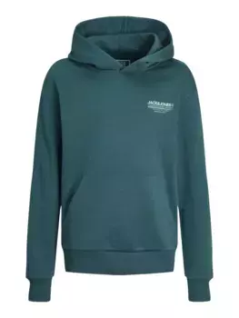 Детская толстовка Jack & Jones "JJOLIVE SWEAT HOOD JNR" Jack & Jones Junior, бирюзовый
