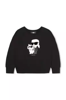 Детская толстовка Karl Lagerfeld, черный