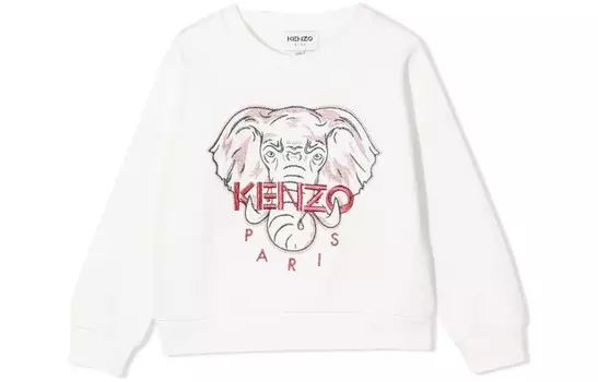 Детская толстовка Kenzo, белый