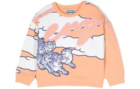 Детская толстовка Kenzo, оранжевый