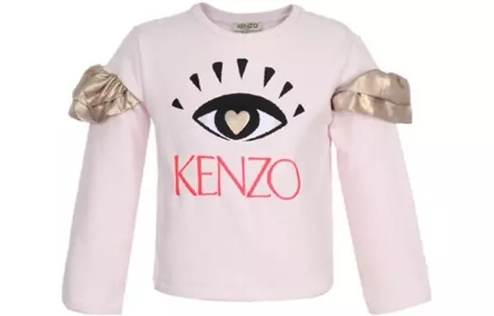Детская толстовка Kenzo, розовый