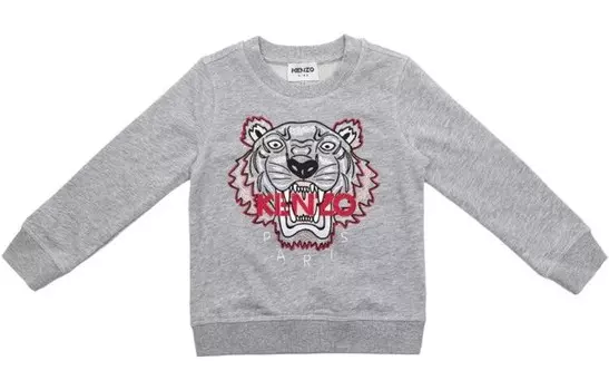 Детская толстовка Kenzo, серый