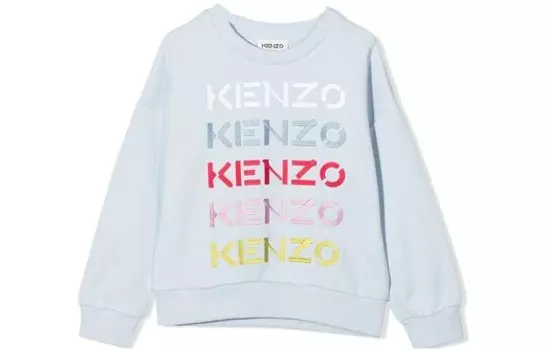 Детская толстовка Kenzo, светло-голубой