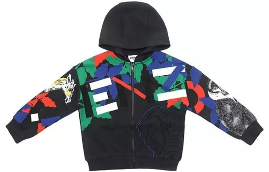 Детская толстовка Kenzo, темно-серый