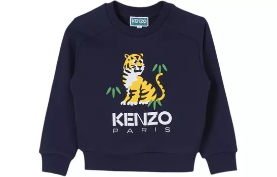 Детская толстовка Kenzo, темно-синий