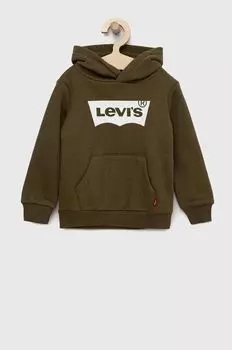 Детская толстовка Levi's, зеленый