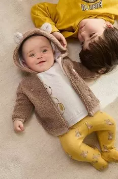 Детская толстовка Mayoral Newborn, коричневый