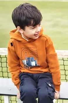 Детская толстовка Mayoral, оранжевый