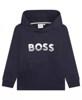 Детская толстовка морского пехотинца с капюшоном Boss, синий