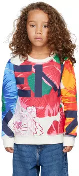 Детская толстовка Multicolor Multi Icons Kenzo