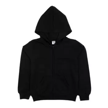 Детская толстовка на молнии, черный