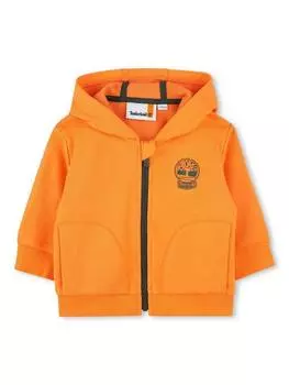 Детская толстовка на молнии Timberland, цвет Nectarine