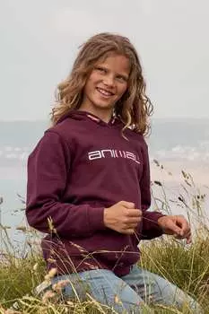 Детская толстовка от ella Organic Animal, красный