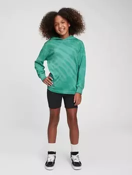 Детская толстовка оверсайз Gap, зеленый
