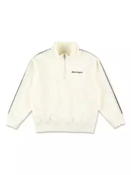 Детская толстовка Palm Angels с полумолнией Palm Angels Kids, белый