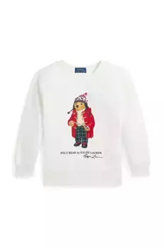 Детская толстовка Polo Ralph Lauren, белый