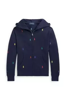 Детская толстовка Polo Ralph Lauren, темно-синий