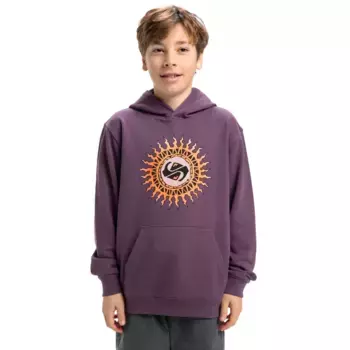 Детская толстовка Quiksilver с графическим рисунком, пурпурный