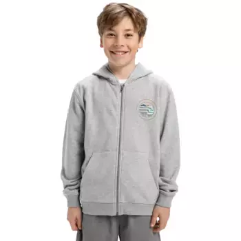 Детская толстовка Quiksilver с графическим рисунком, серый
