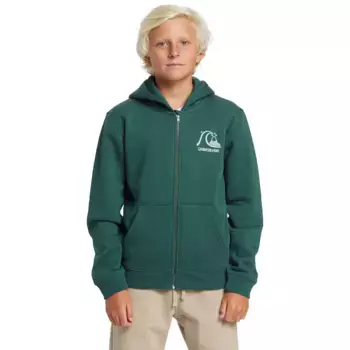 Детская толстовка Quiksilver с графическим рисунком, зеленый