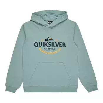 Детская толстовка Quiksilver с набором текста, синий