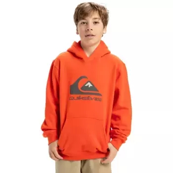 Детская толстовка с большим логотипом Quiksilver, оранжевый