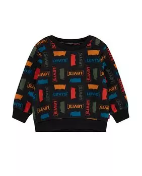 Детская толстовка с длинными рукавами Levi's, черный