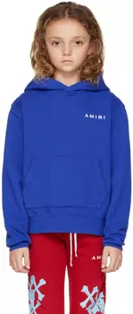 Детская толстовка с капюшоном Blue Bones Graphic AMIRI