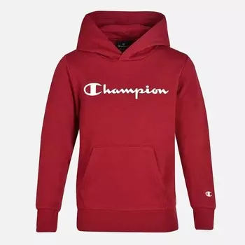 Детская толстовка с капюшоном Champion, красный