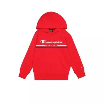 Детская толстовка с капюшоном Champion, красный