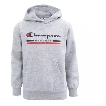 Детская толстовка с капюшоном Champion, серый