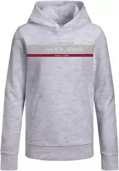 Детская толстовка с капюшоном Jack & Jones "JJALEX SWEAT HOOD JNR" Jack & Jones Junior, белый