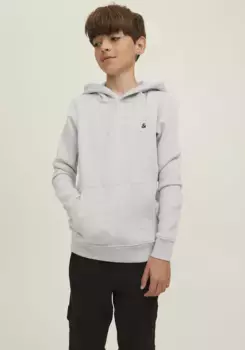 Детская толстовка с капюшоном Jack & Jones "JJESTAR ROOF SWEAR HOOD" Jack & Jones Junior, белый