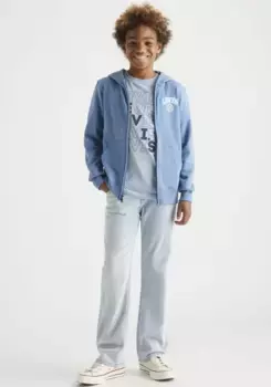 Детская толстовка с капюшоном Levi's "LVB SOLID FULL ZIP HOODIE", для МАЛЬЧИКОВ Levi'S Kids, цвет Coronet Blue