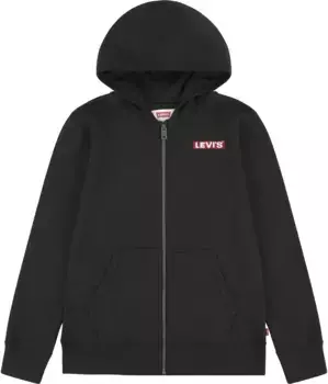 Детская толстовка с капюшоном Levi's "LVN BOXTAB FULL ZIP HOODIE", УНИСЕКС Levi'S Kids, цвет Meteorite