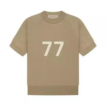 Детская толстовка с короткими рукавами Fear of God Essentials, цвет Дуб