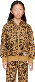 Детская толстовка с леопардовым принтом Mini Rodini