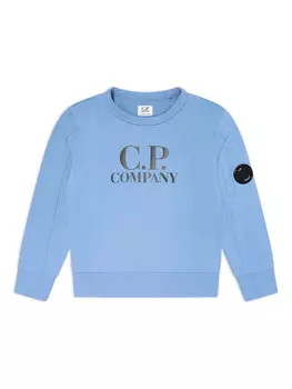Детская толстовка с логотипом CP Company C.P. Company Kids, синий