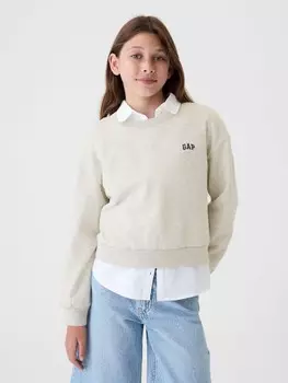 Детская толстовка с логотипом Gap, белый