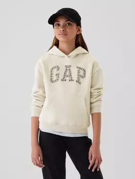 Детская толстовка с логотипом Gap, бежевый