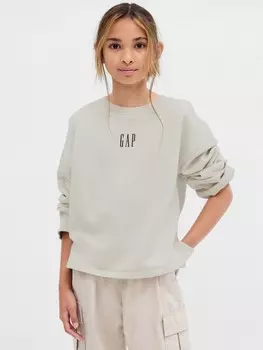 Детская толстовка с логотипом Gap, бежевый